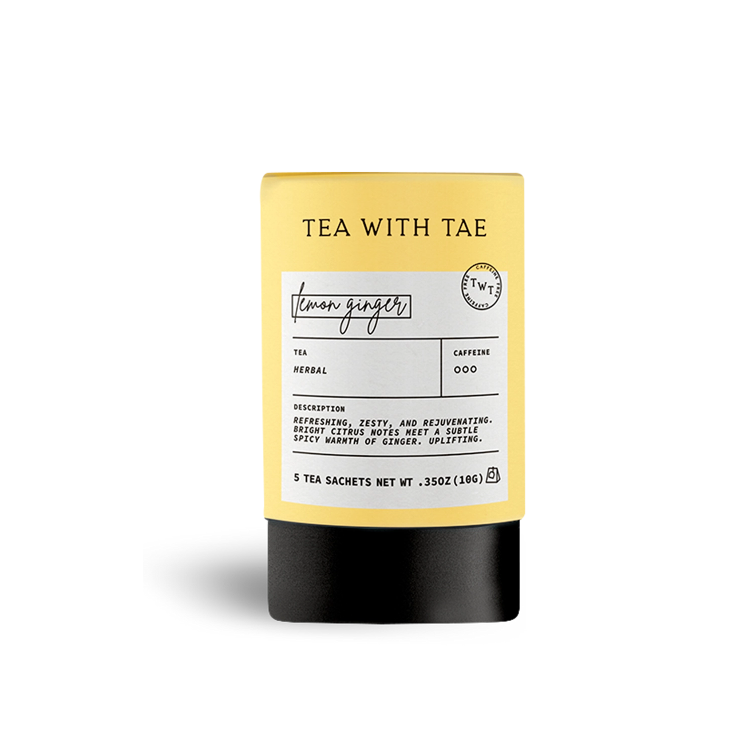 Tea with Tae Lemon Ginger Mini Tea Tube