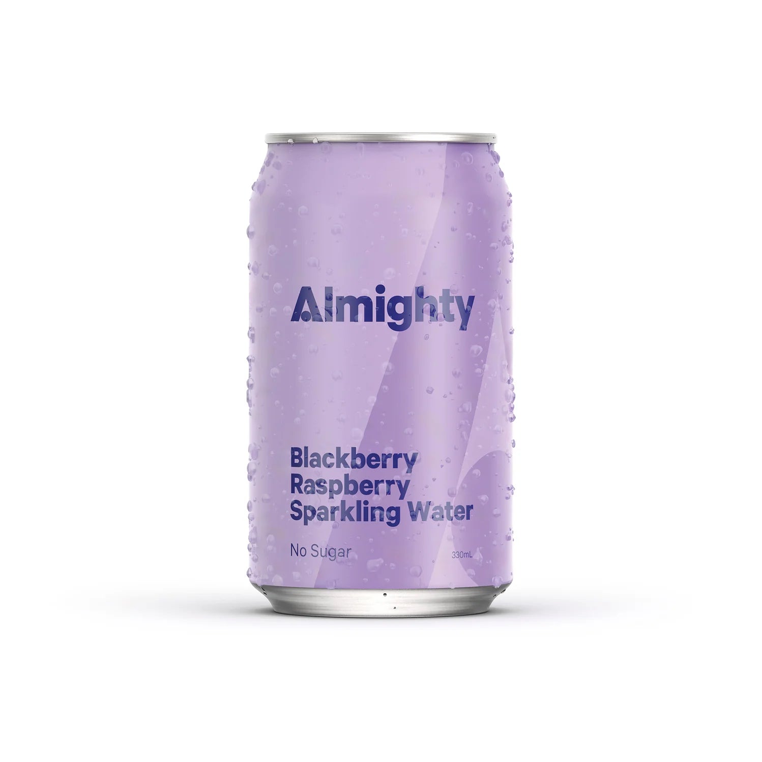 Refreshing blackberry and raspberry sparkling water by Almighty – perfect NZ gift box addition