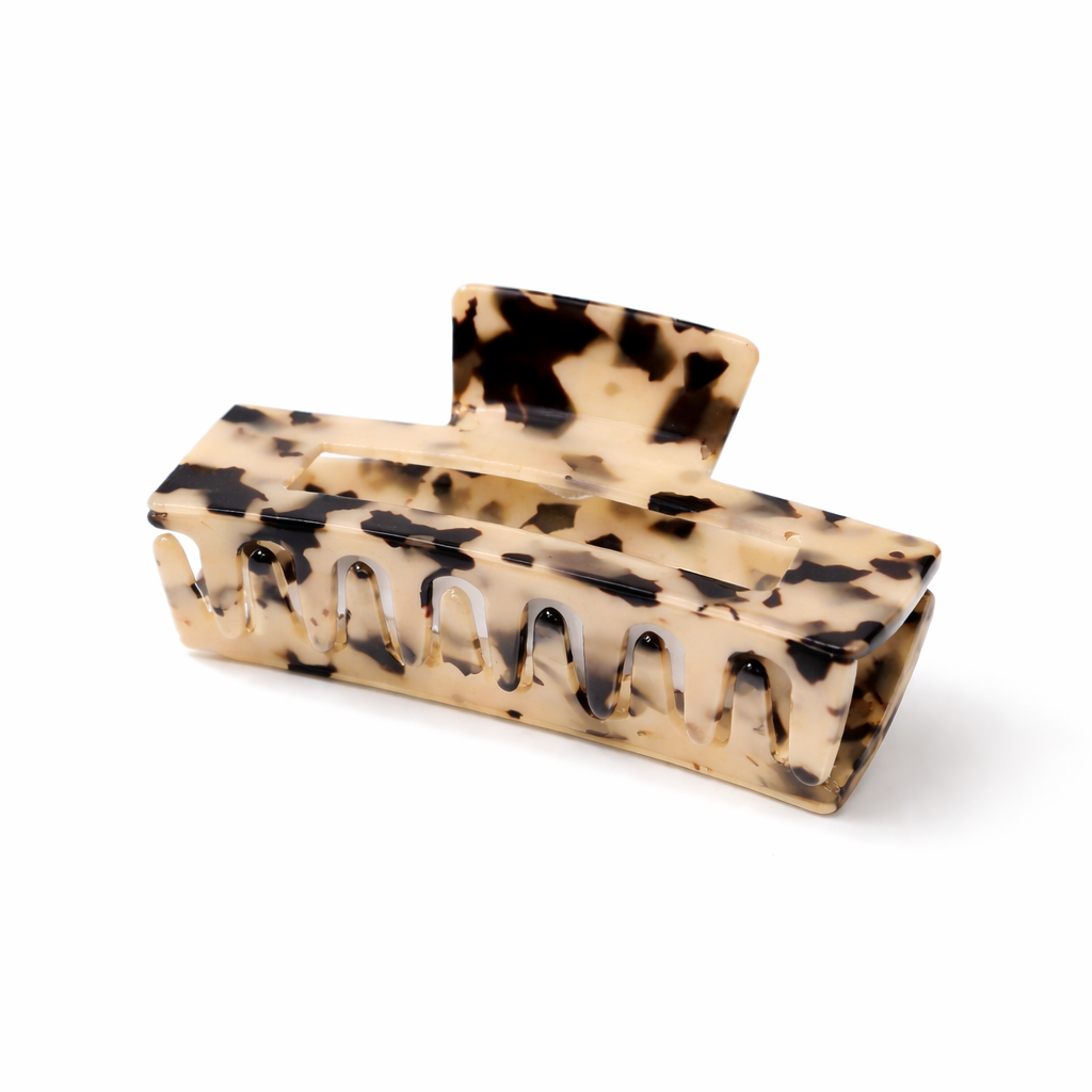 Claw Clip – Leopard Light