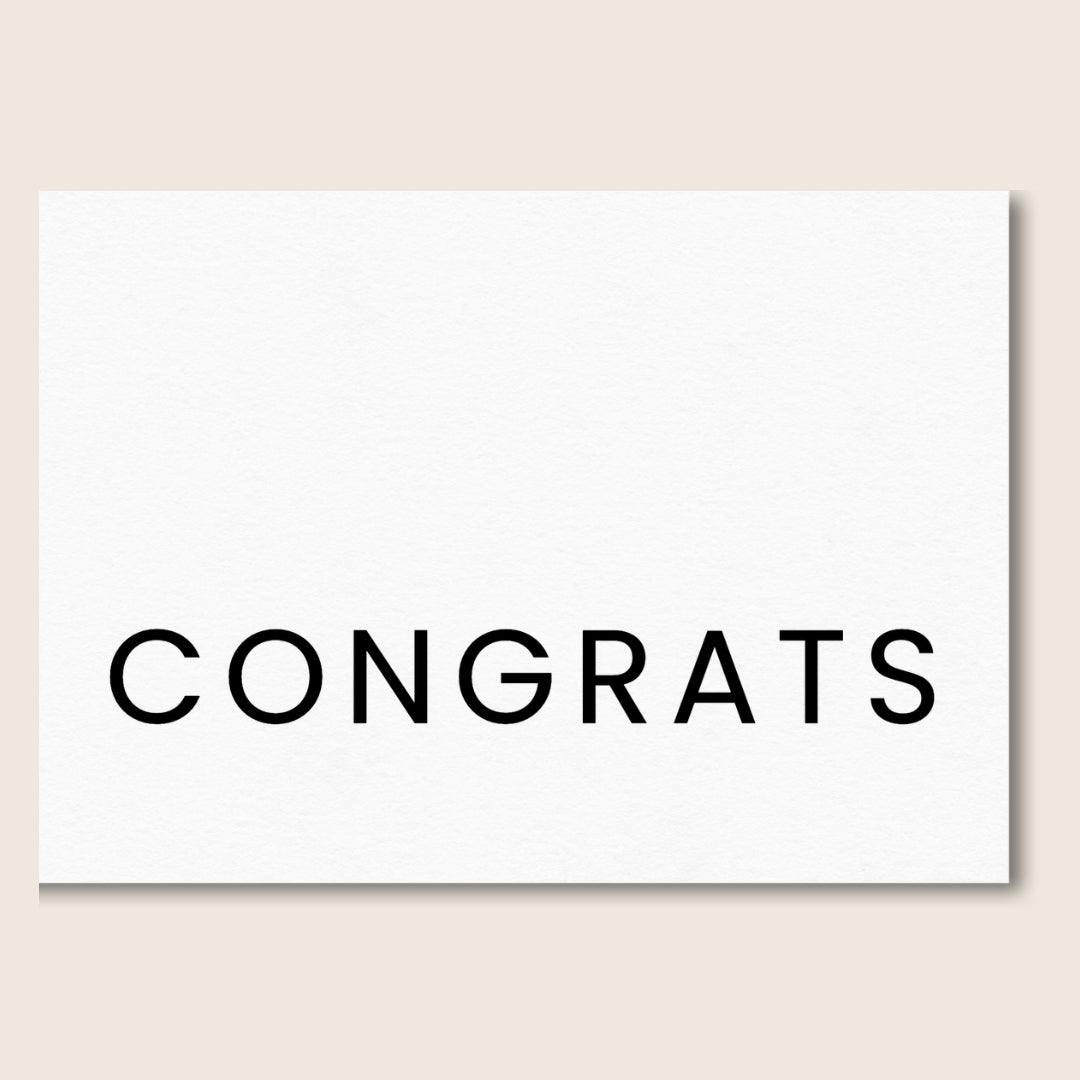 Greeting Card Collection - congrats