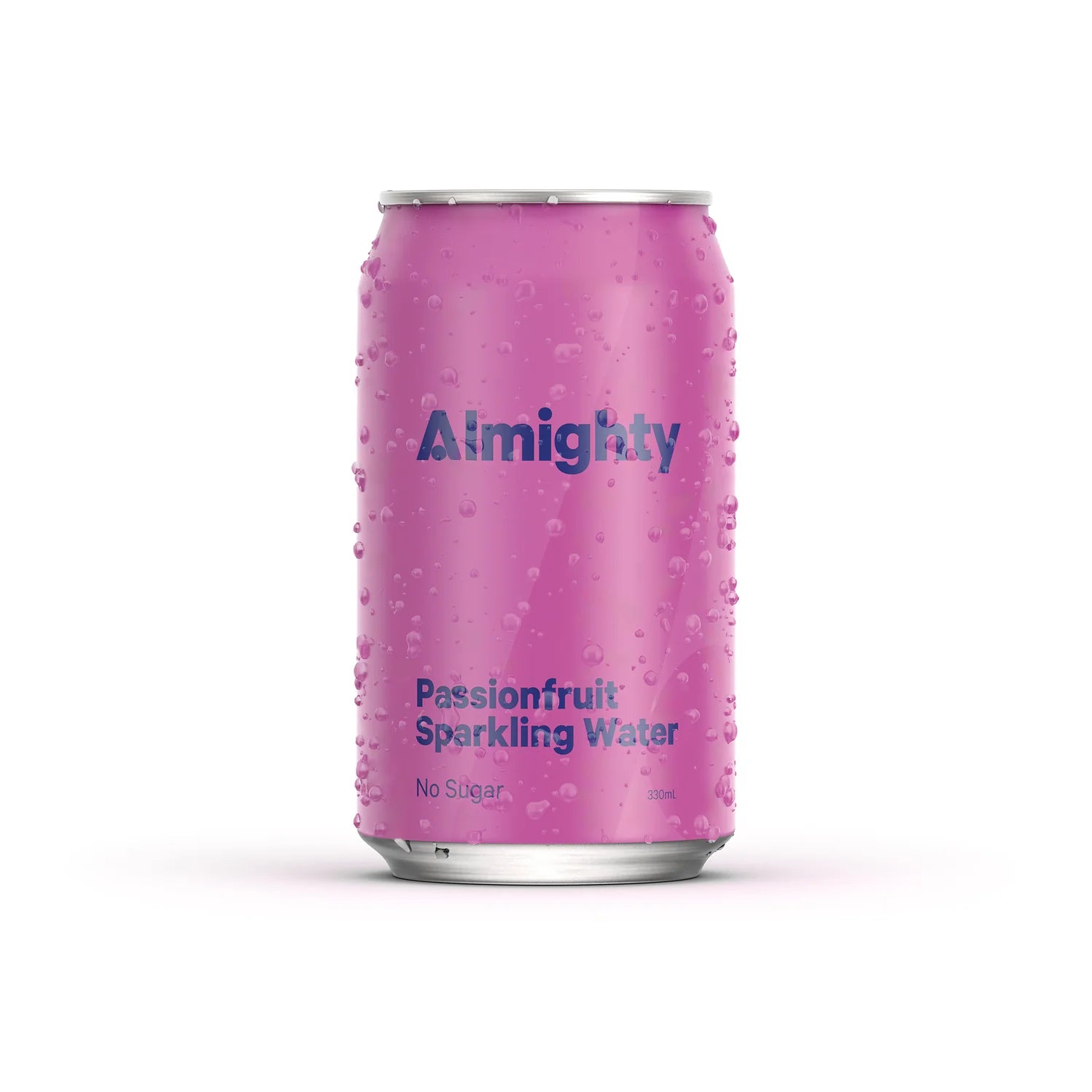 Almighty Passionfruit Sparkling Water can – tropical sugar-free drink for Build-a-Box gifts