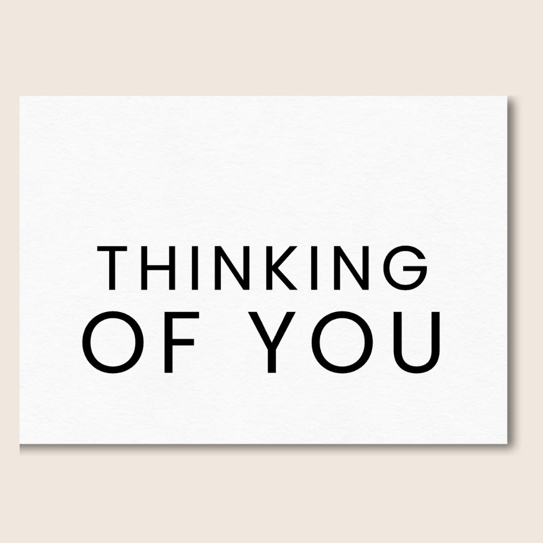 THINKING OF YOU spoil me card