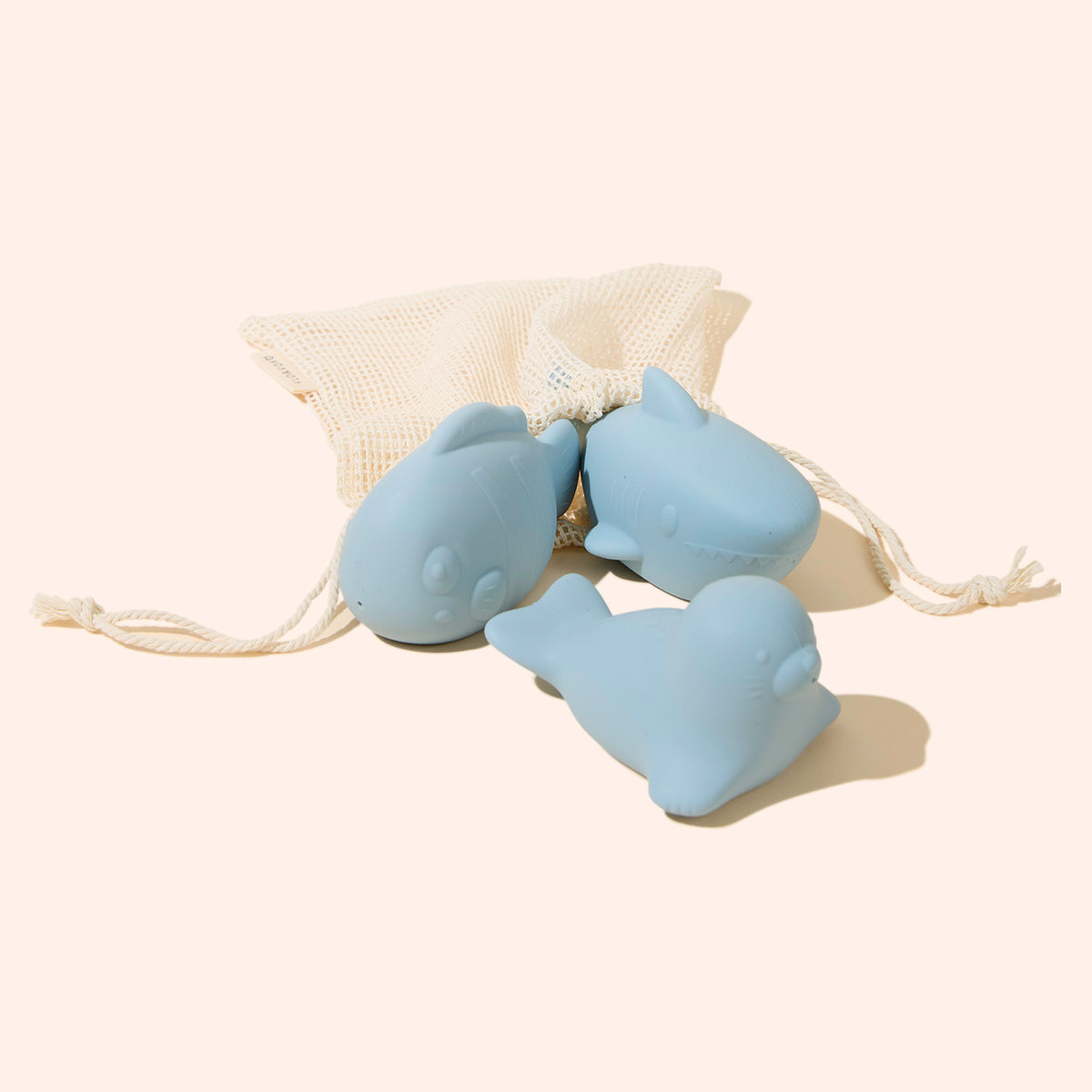 Ocean Pals Silicone Bath Toys in Bluebell.