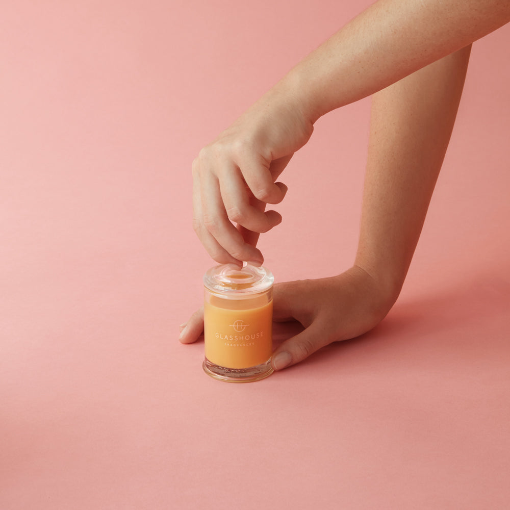 Glasshouse Tahaa mini candle for gifting