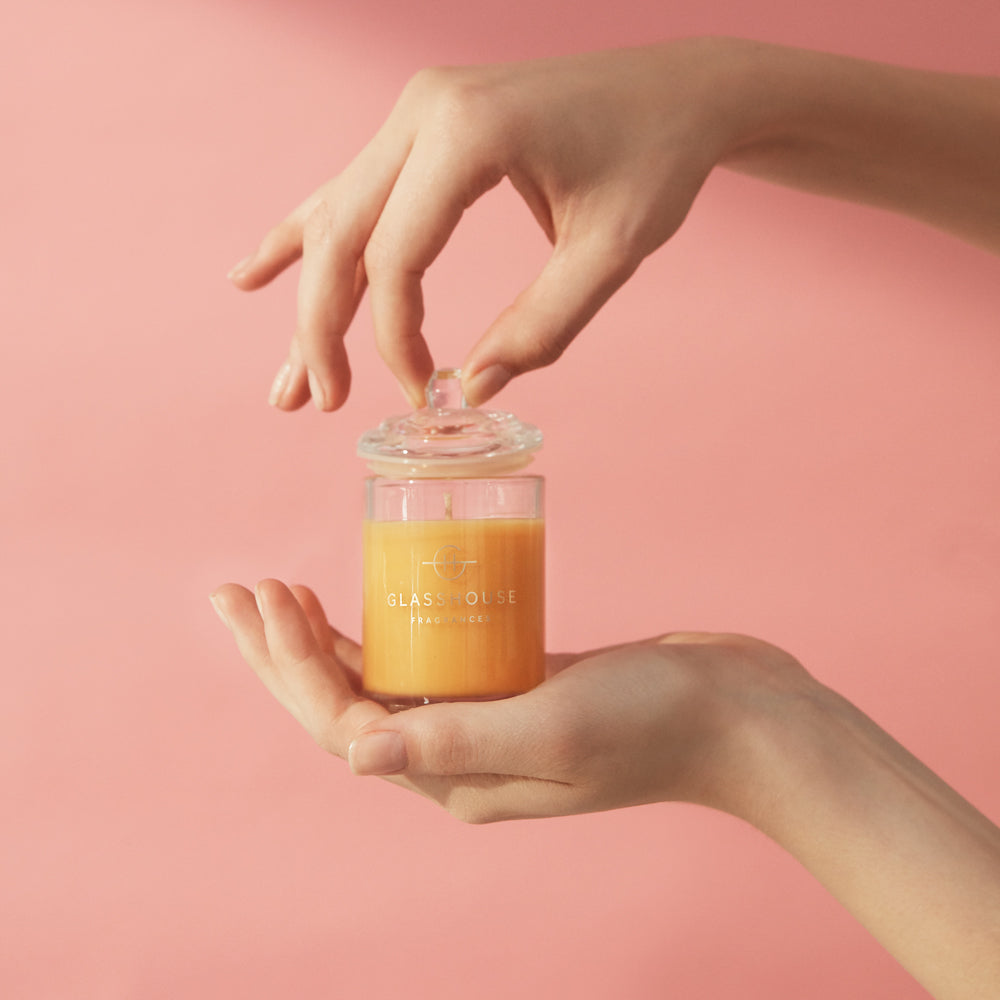 Glasshouse mini vanilla caramel candle