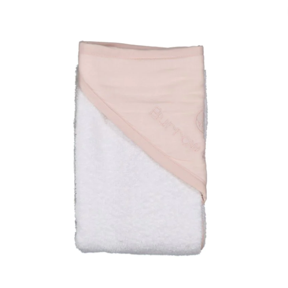 Baby hooded towel // blush - gift box nz