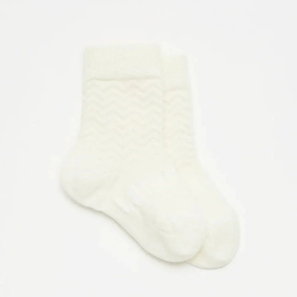 Baby merino socks // pearl - gift box nz