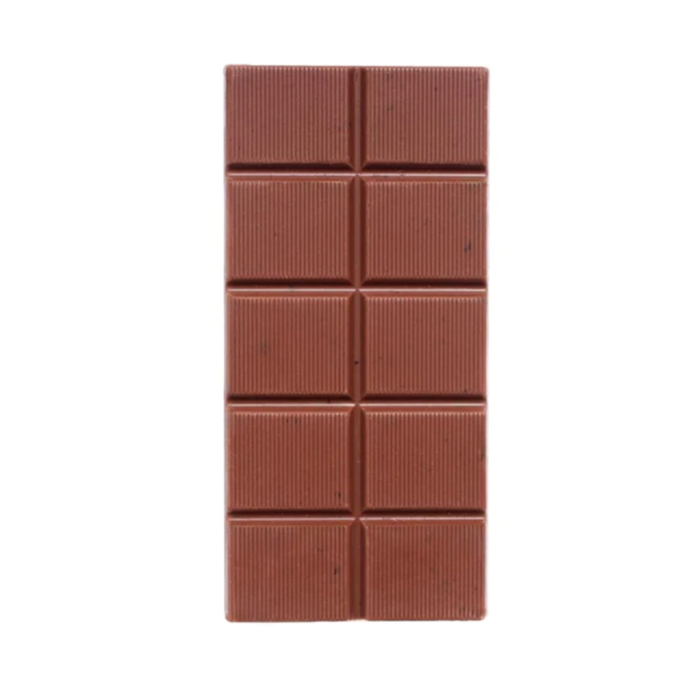 Milk chocolate bar with blueberry pieces Bennetts New Zealand
