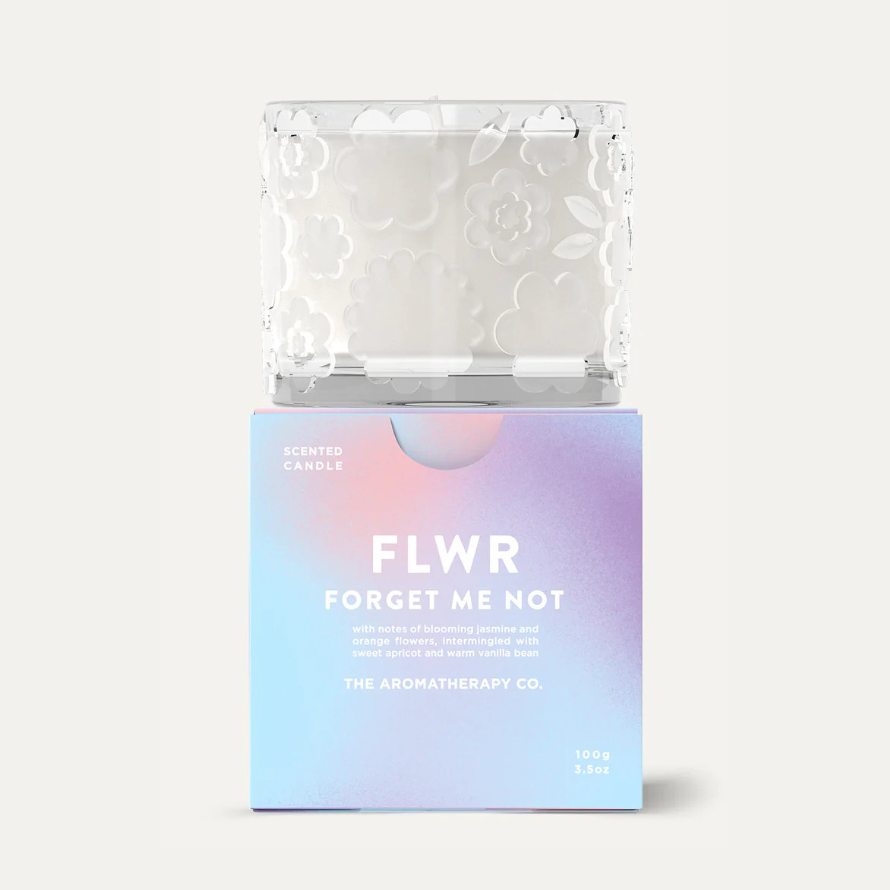 Candle - forget me - gift box nz