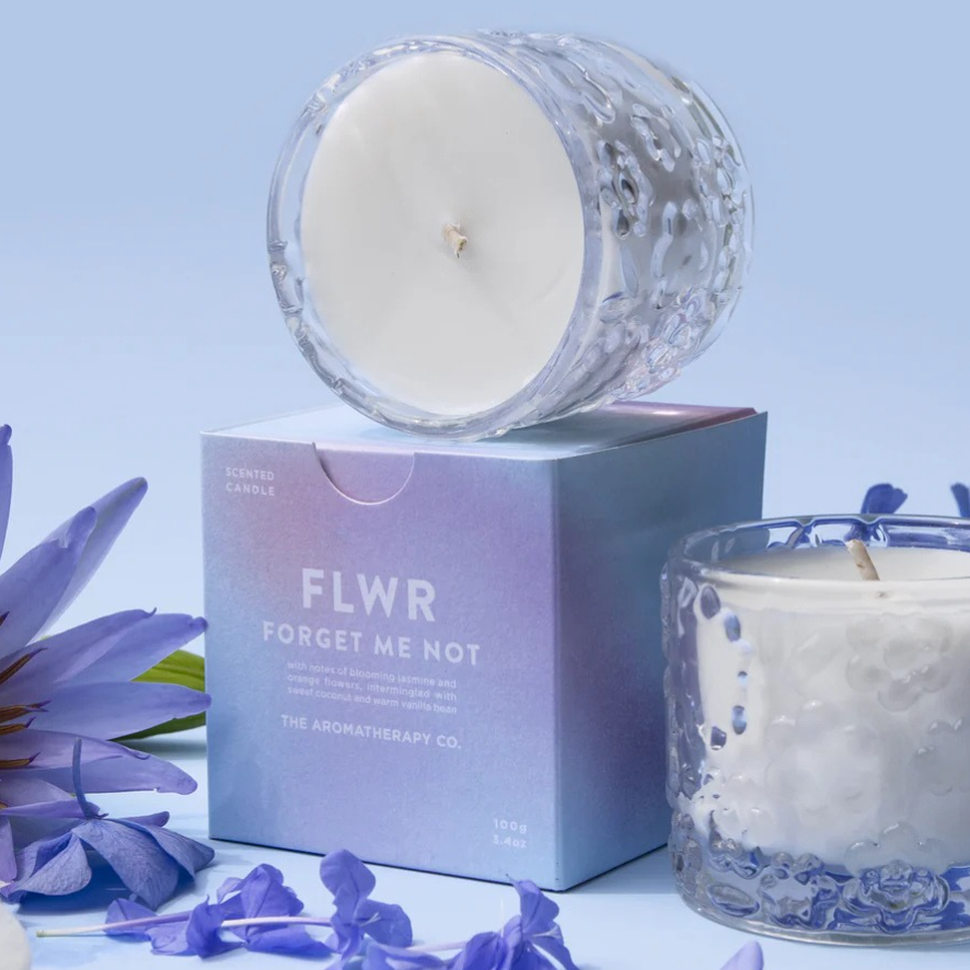 Candle - forget me - gift box nz