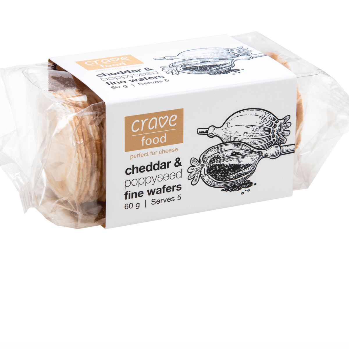 Cheddar & poppy seed wafers - gift box nz