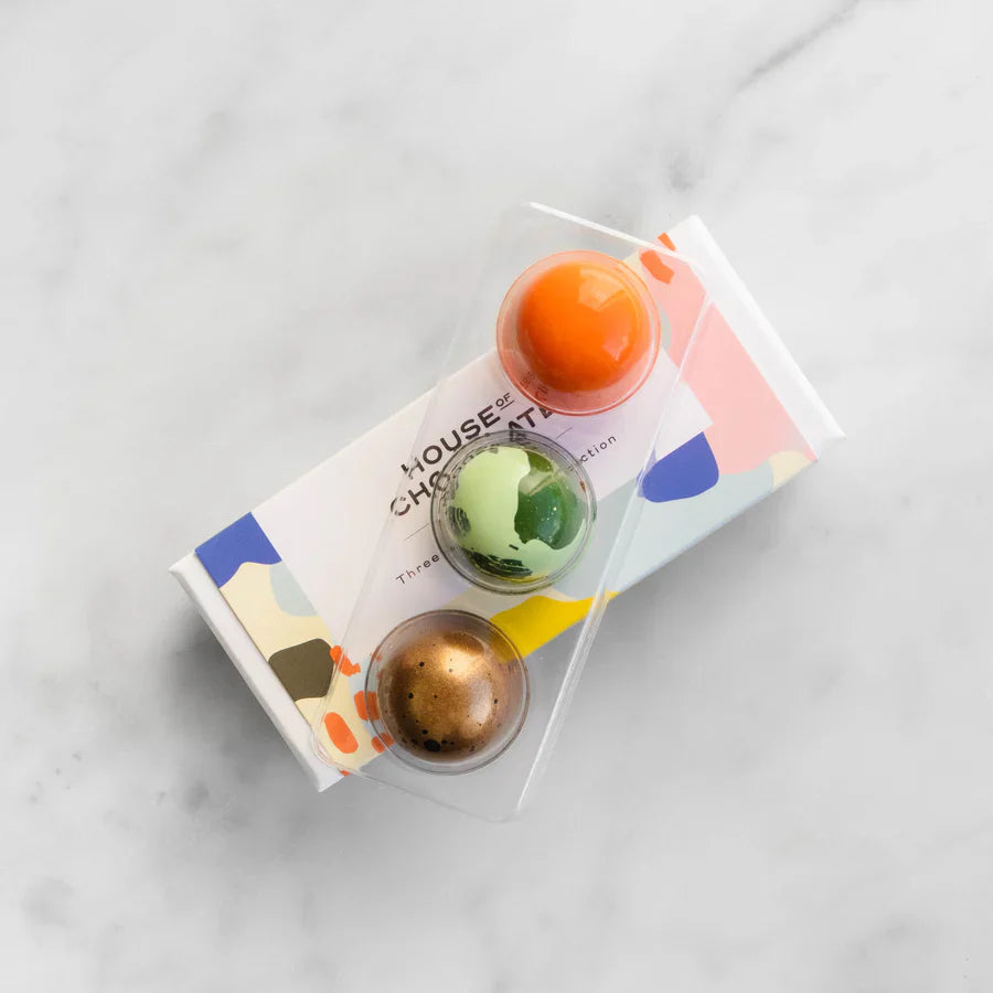 Chocolate bonbon 3 piece selection - gift box nz