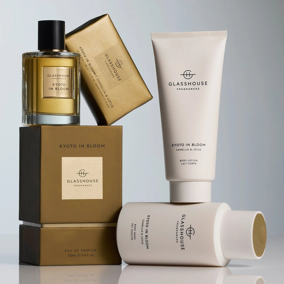 Glasshouse Fragrances Kyoto in Bloom 200mL whipped body lotion
