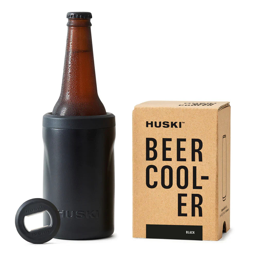 Huski beer cooler 2.0 black - gift box nz