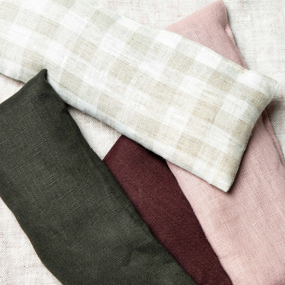 Linen wheat bag rust // small - gift box nz