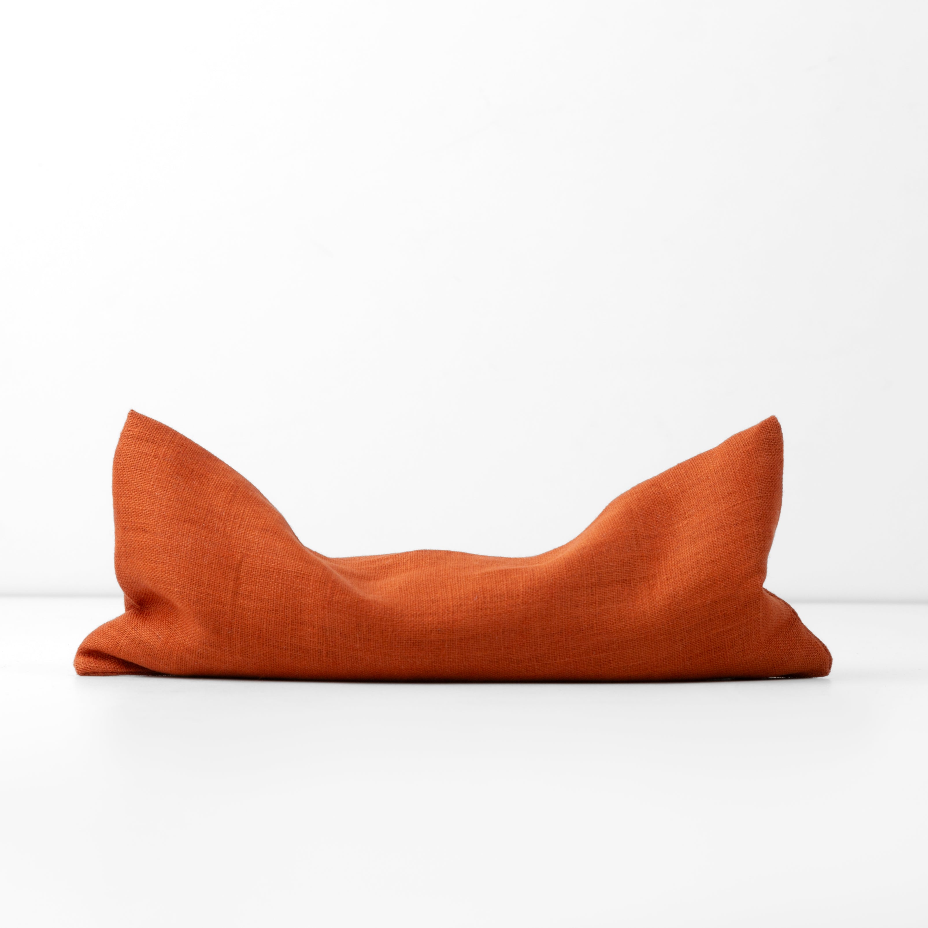 Linen wheat bag rust // small - gift box nz