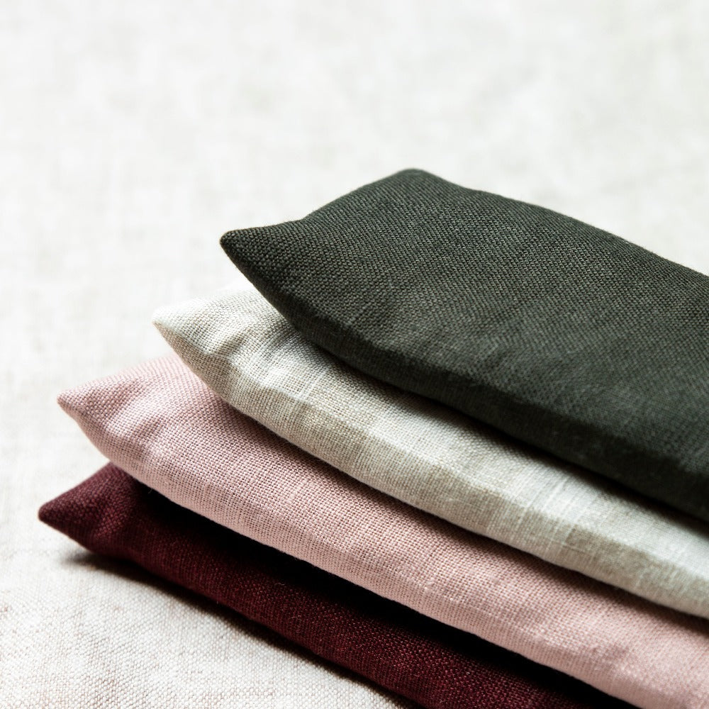 Linen wheat bag rust // small - gift box nz