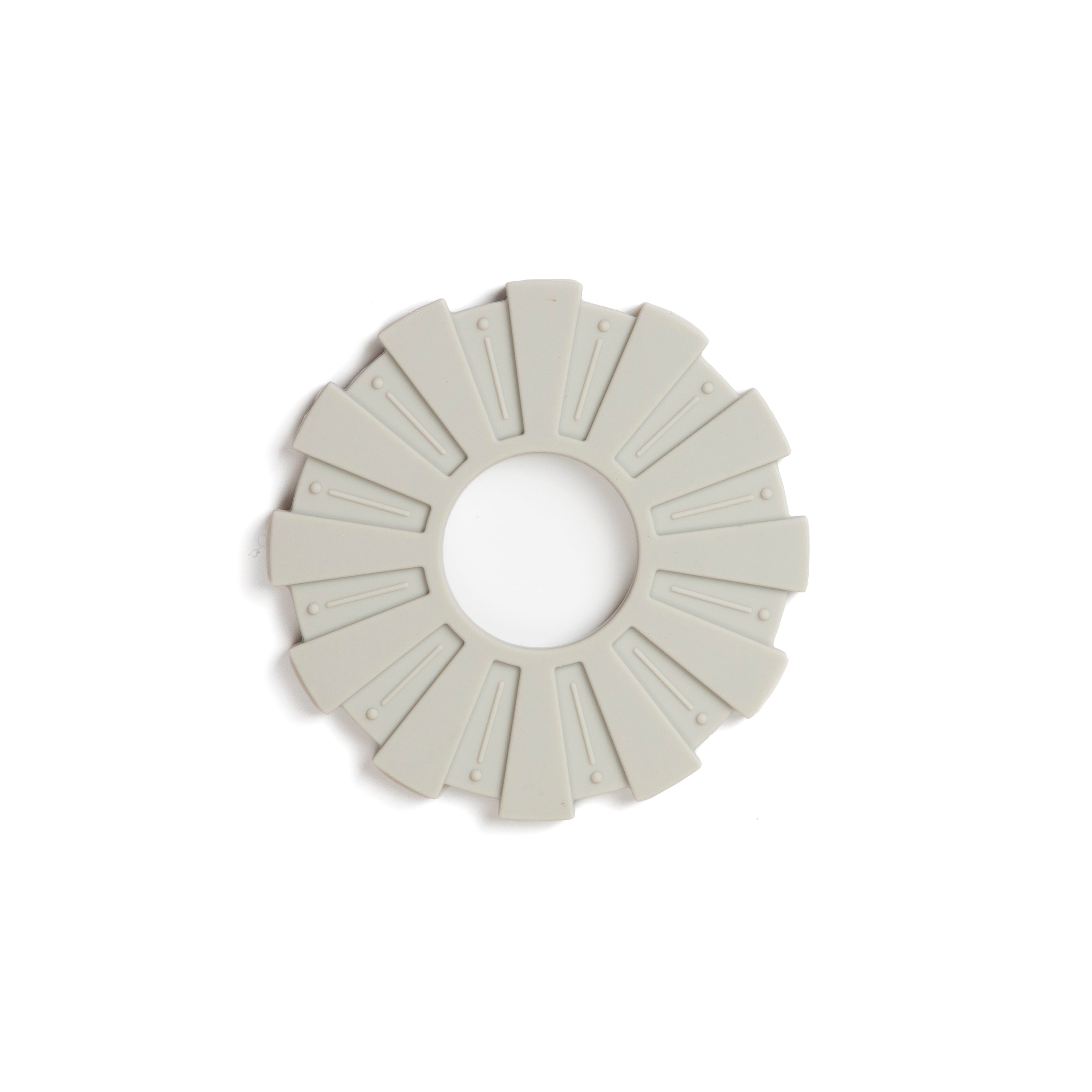 Luna baby teether // stone - gift box nz
