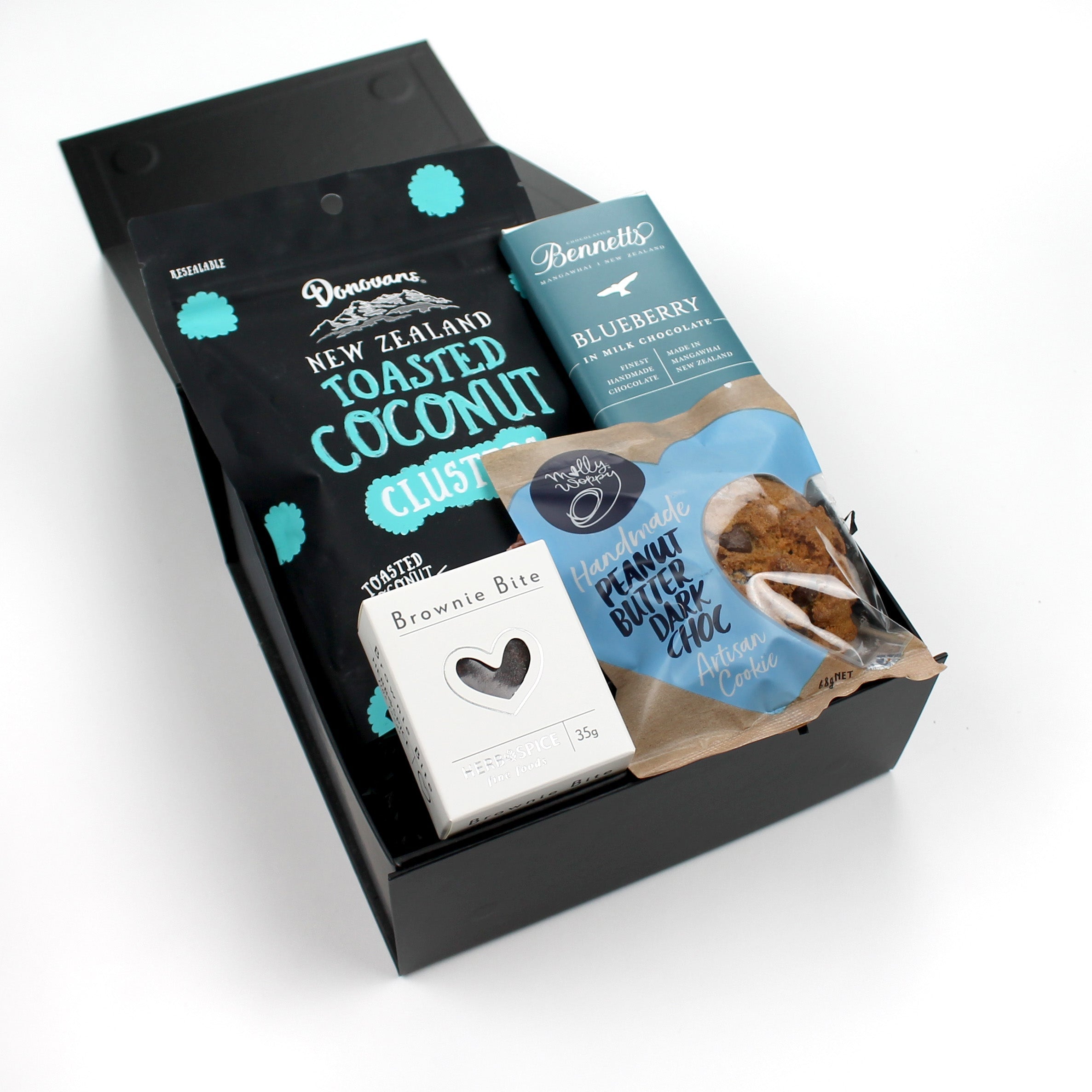 Petite treats / blue gift box - gift box nz