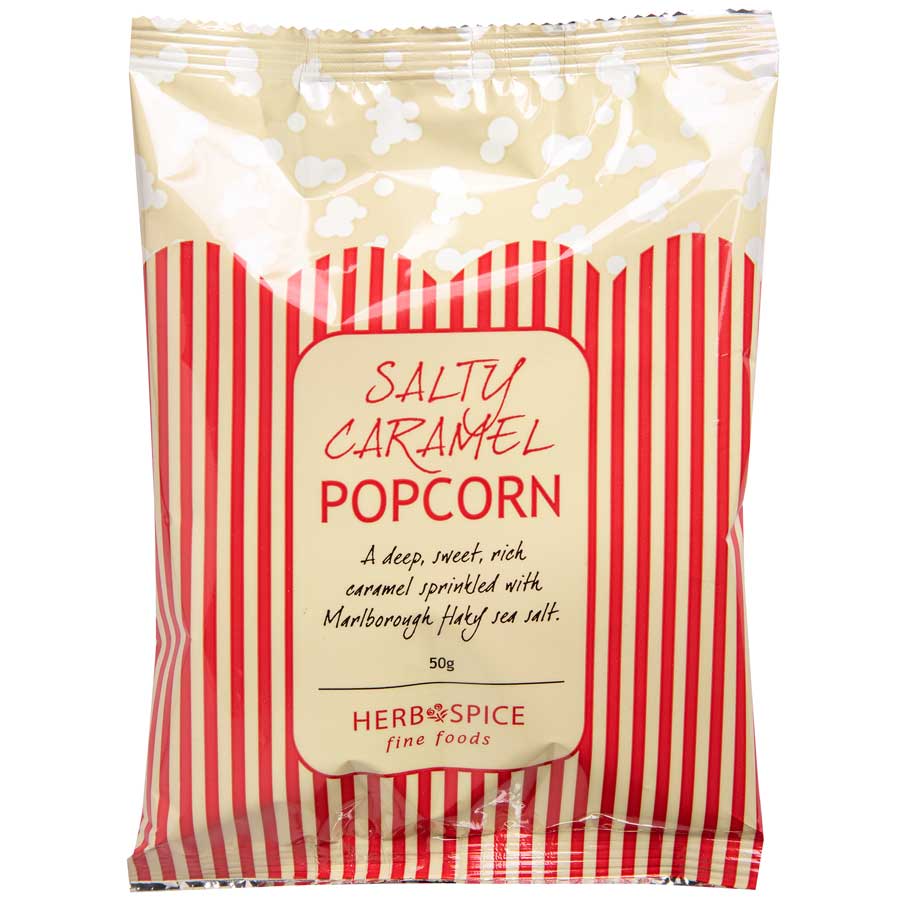 Salty caramel popcorn - gift box nz
