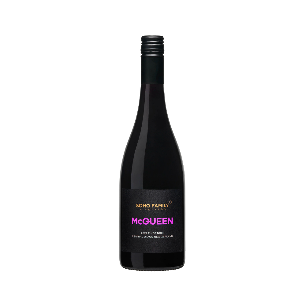 Soho mcqueen pinot noir central otago - gift box nz