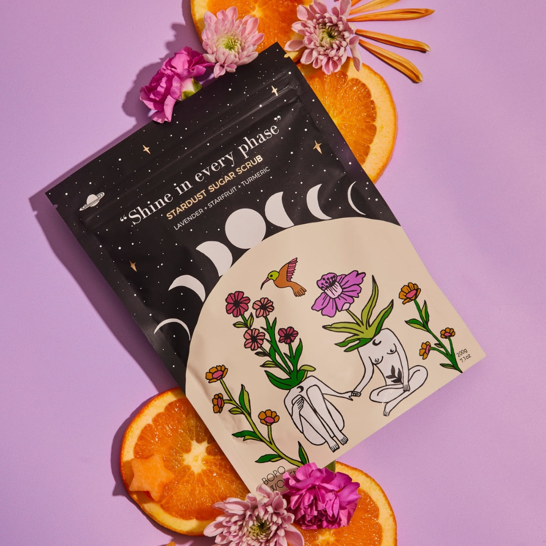 Stardust sugar scrub - gift box nz