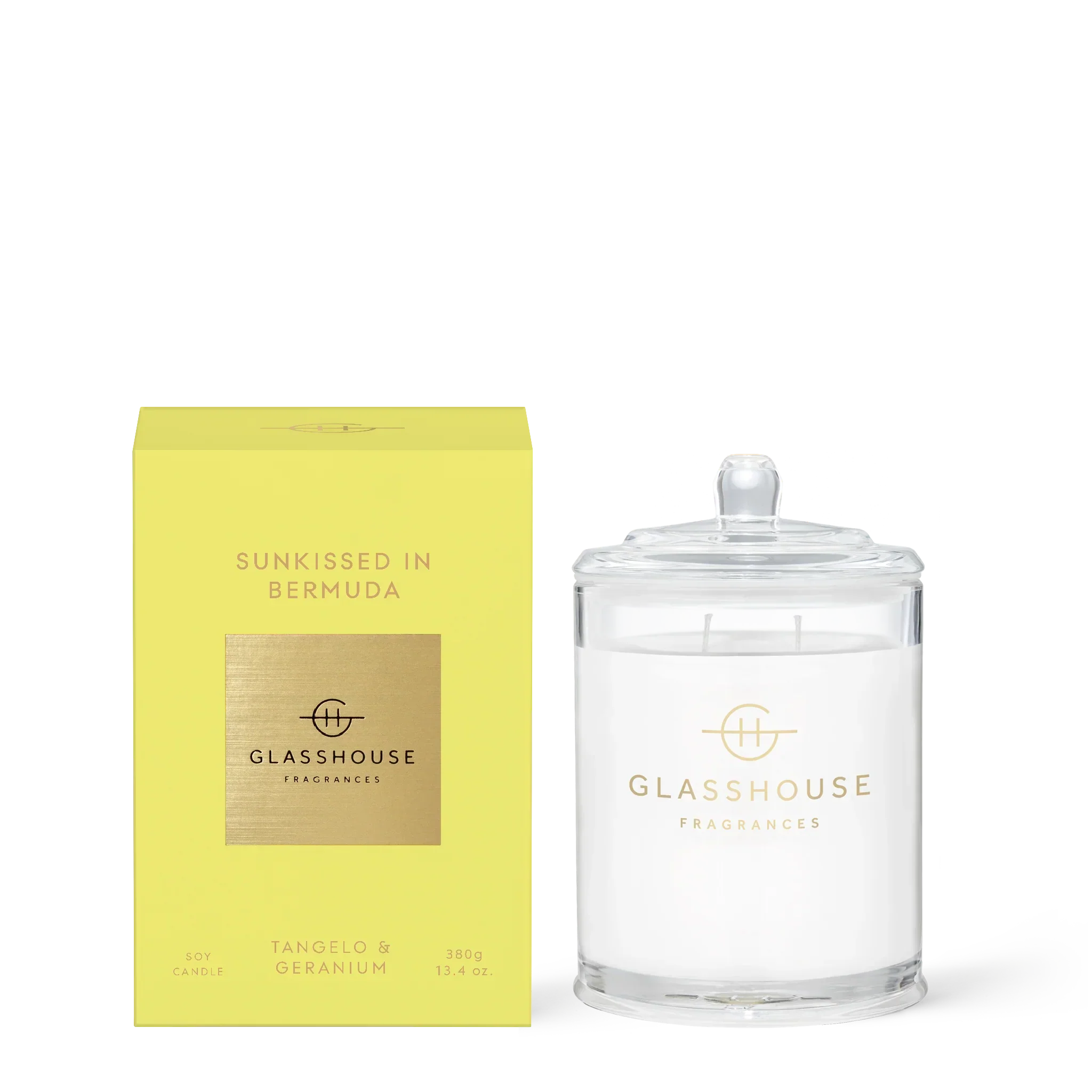 Sunkissed in bermuda // 380g candle - gift box nz