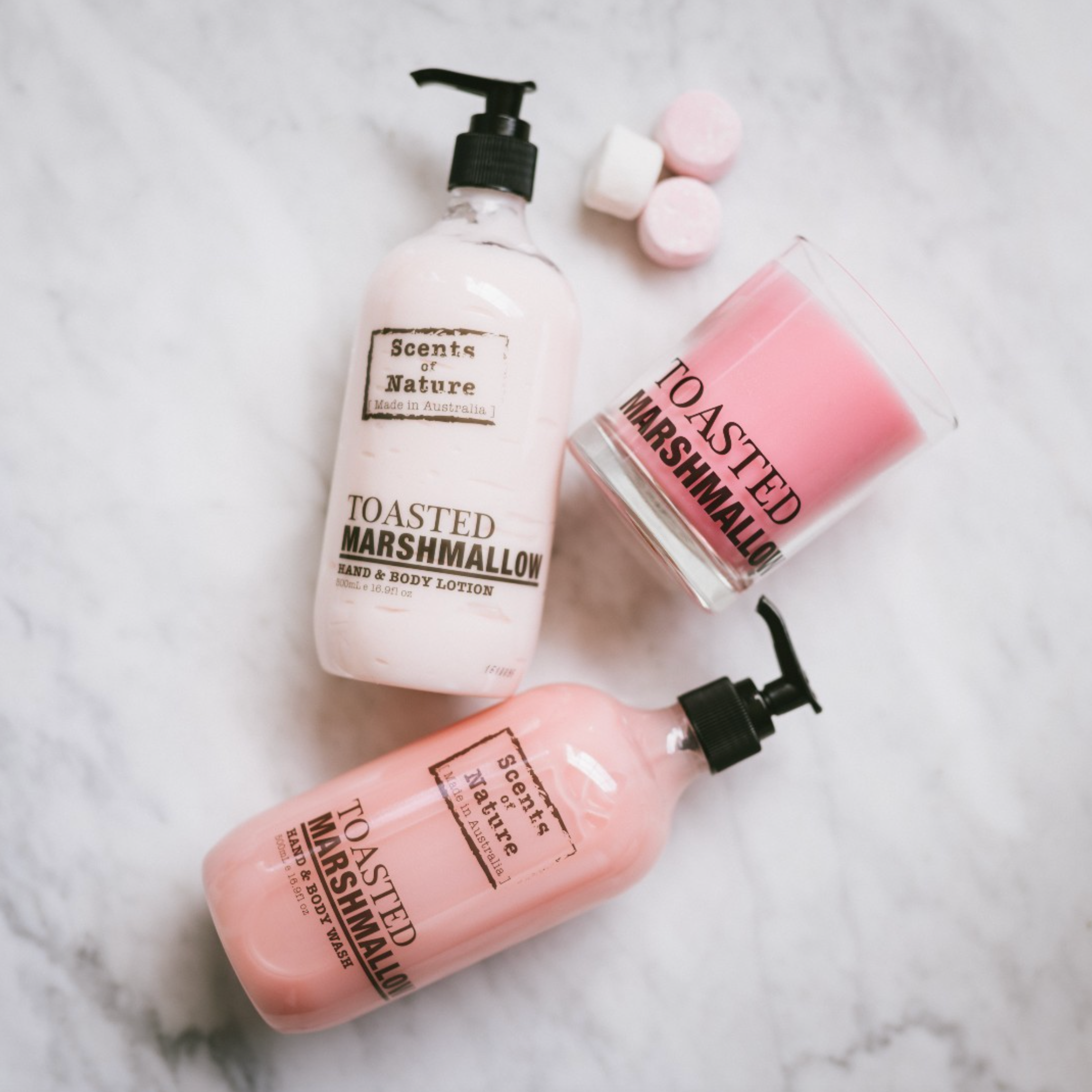 Toasted marshmallow body wash - gift box nz