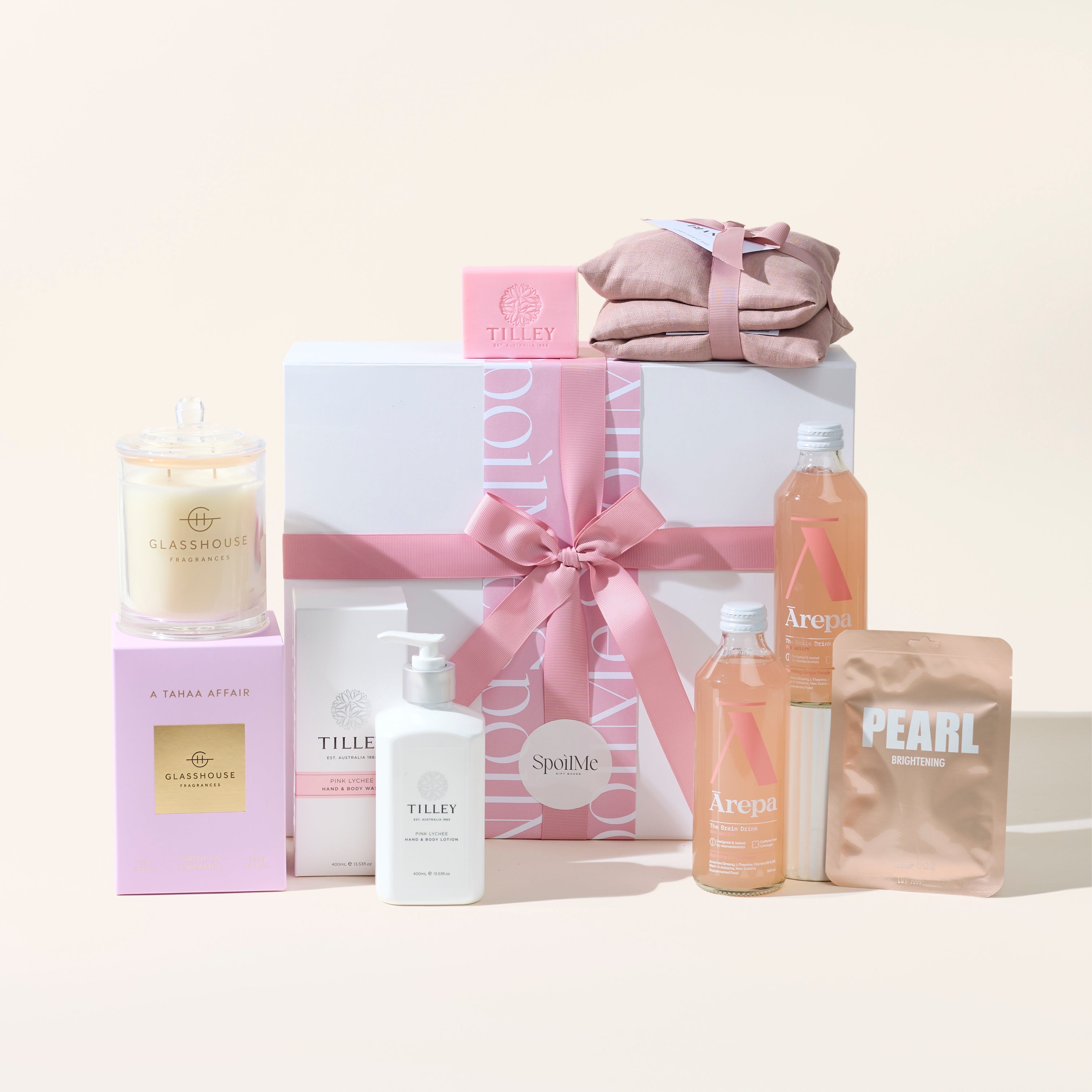 Wellbeing deluxe pink gift box - gift box nz