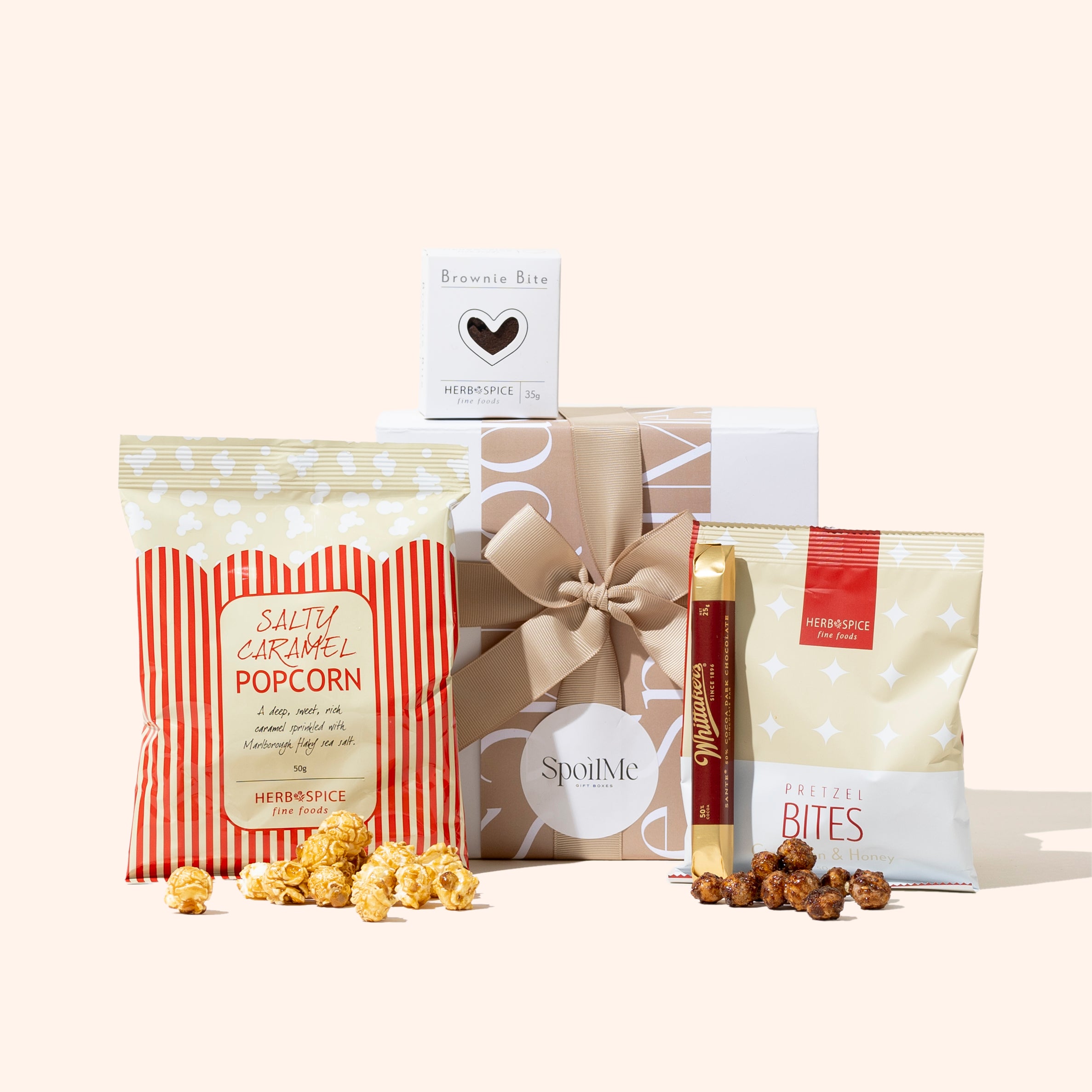 With Thanks Gift Box – Chocolate, Popcorn & Cookie Treats
