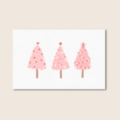 PINK TREES GREETING CARD