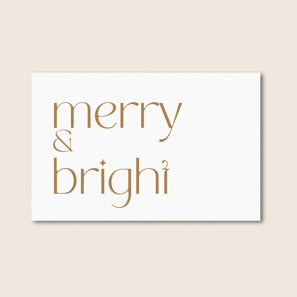 MERRY & BRIGHT