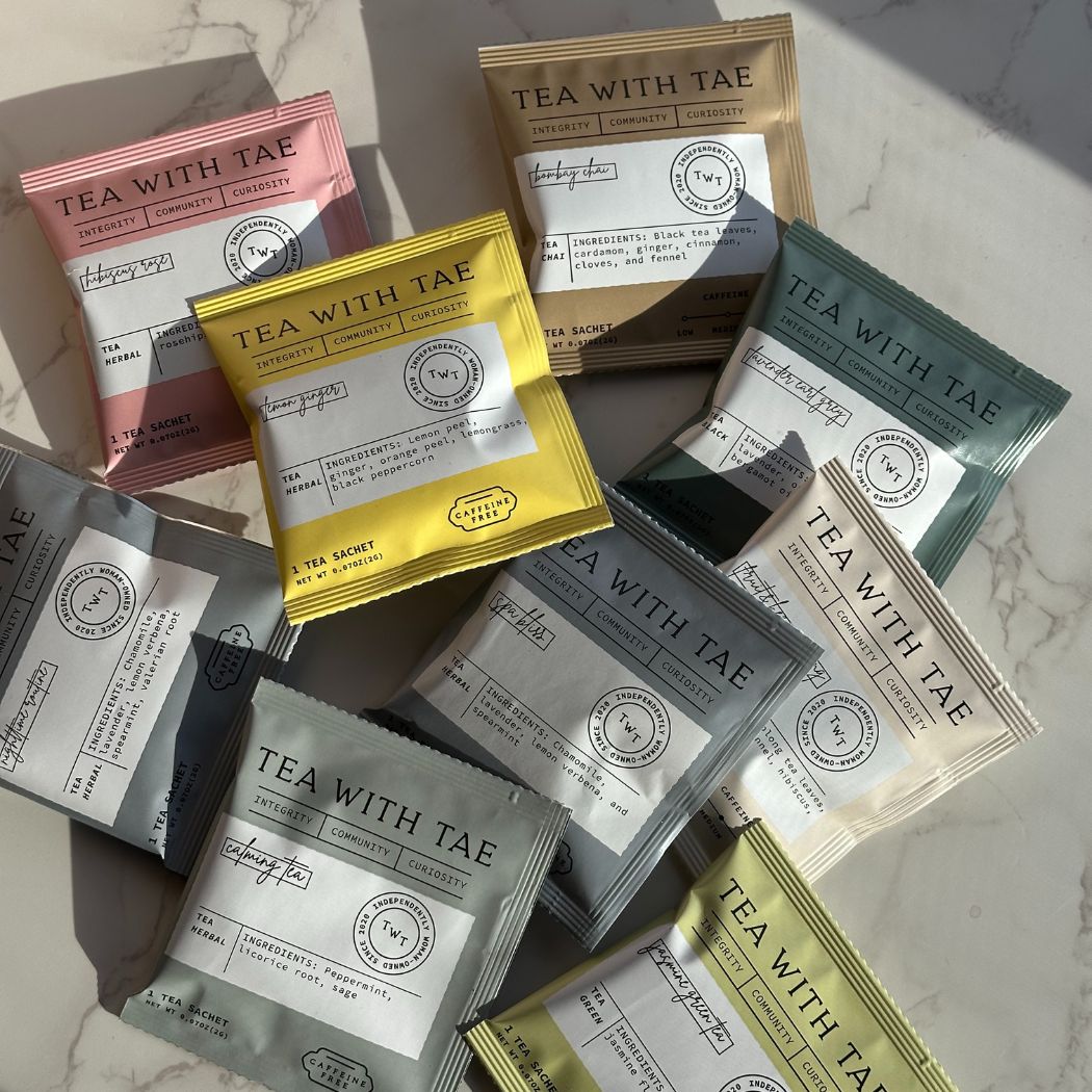 Tea with Tae Hibiscus Rose tea for a personalised gift box NZ