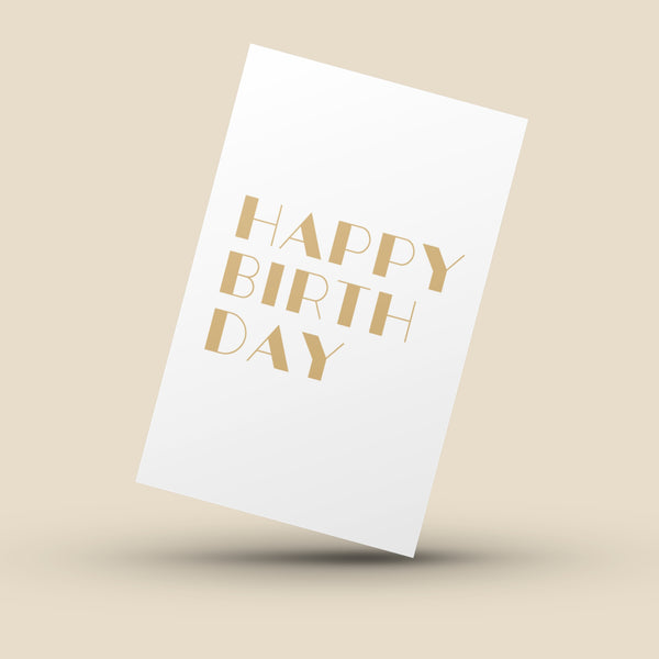 HAPPY BIRTHDAY