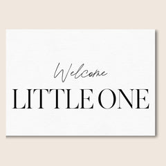 Welcome little one