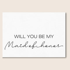MAID OF HONOR