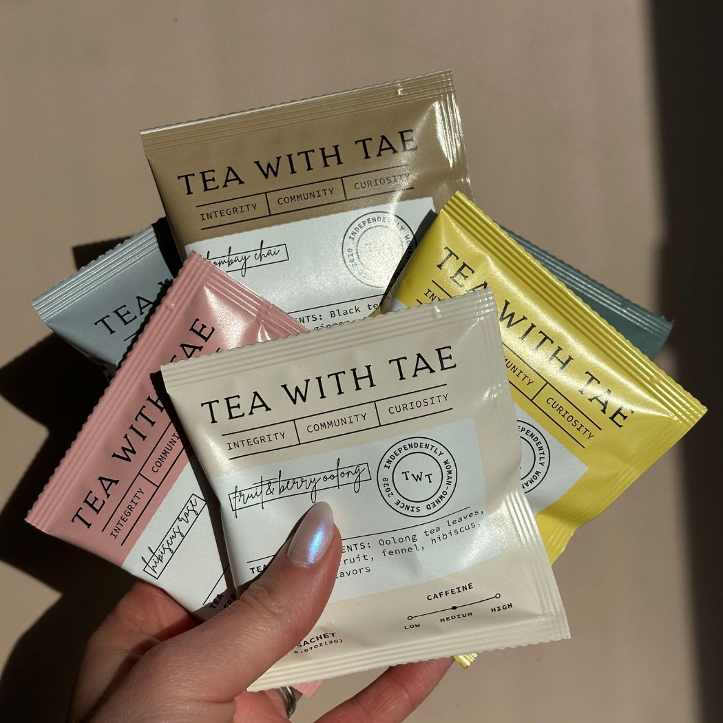 Tea with Tae Fruit and Berry Oolong tea with dried fruit and hibiscus