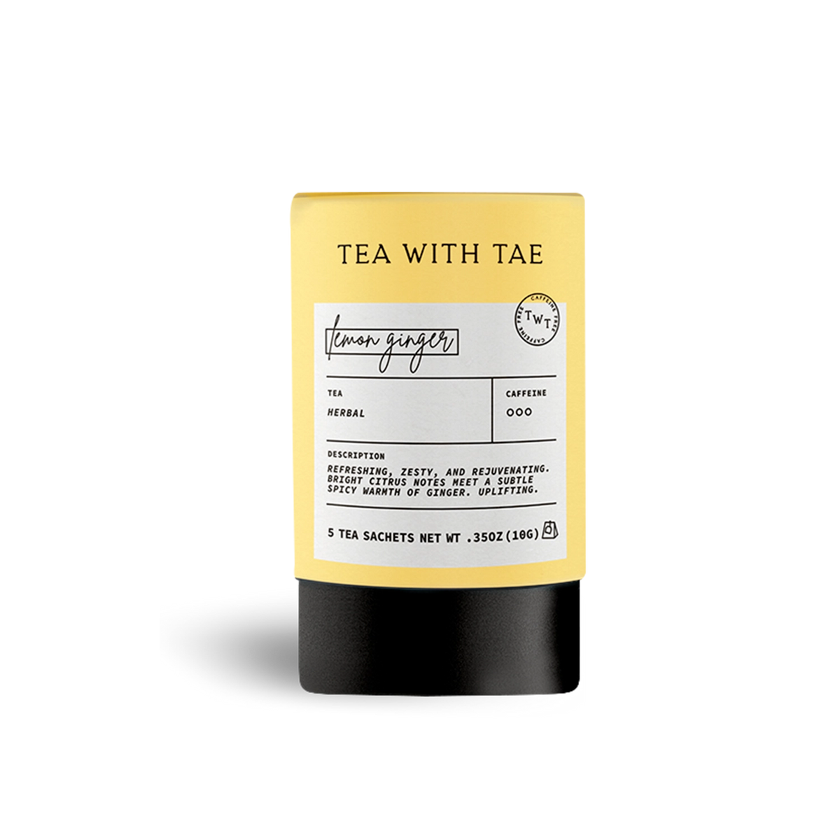 Tea with Tae Lemon Ginger Mini Tea Tube
