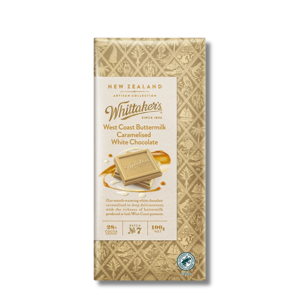 Whittaker’s West Coast Buttermilk White Chocolate