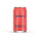 Almighty Blood Orange Sparkling Water can – zesty sugar-free drink for Build-a-Box gifts