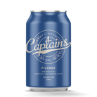 Captains Pilsner 330ml can New Zealand craft beer
