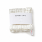 Flo and Fox baby muslin wash cloths set of two in 100% cotton