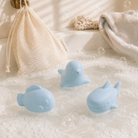 Set of 3 silicone baby bath toys