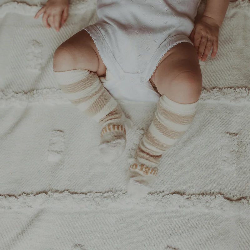 Baby Merino Socks // BONE