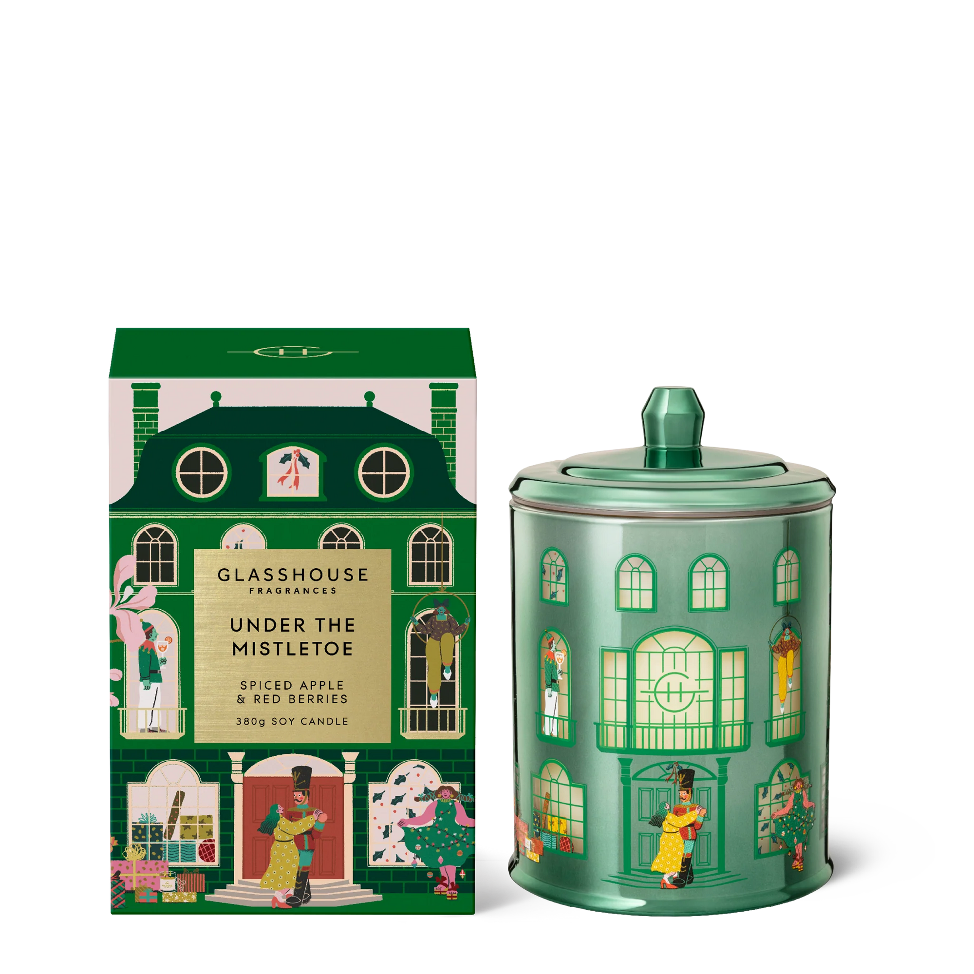 UNDER THE MISTLETOE - 380g Candle