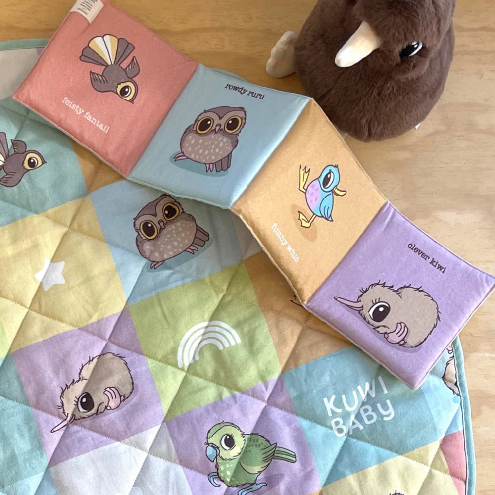 Kuwi Baby organic cotton fabric baby book