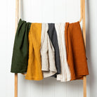 RUST LINEN TEA TOWEL