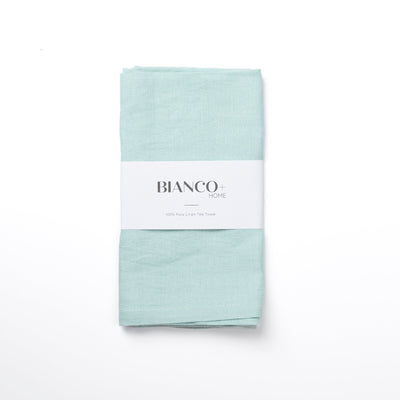 Bianco home island linen tea towel