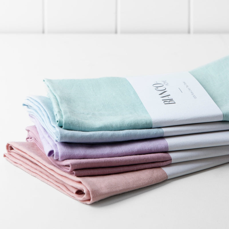 Linen Tea Towel // Lilac