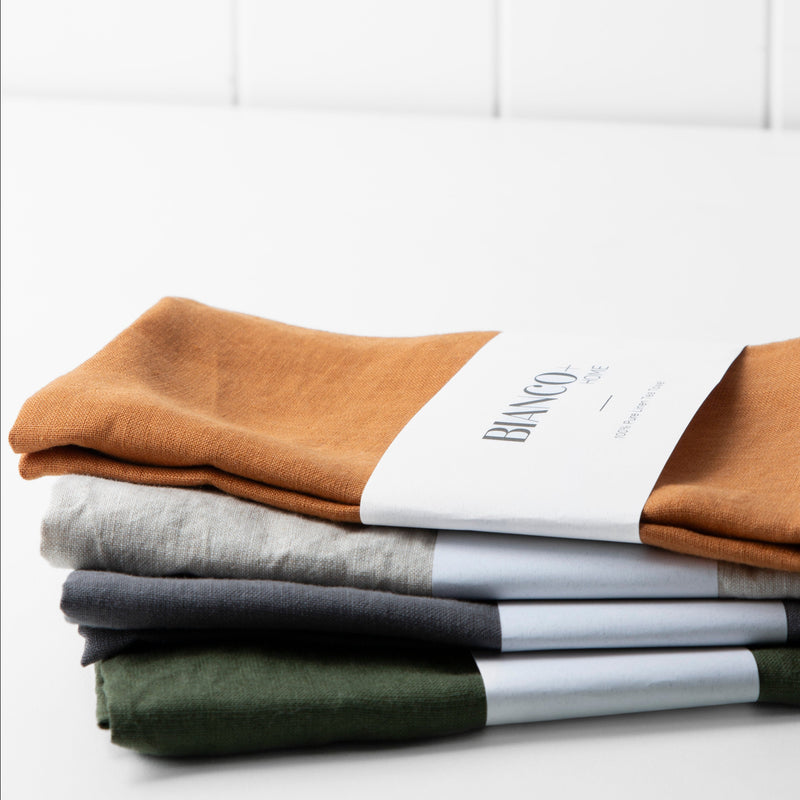 Linen Tea Towel // Forest